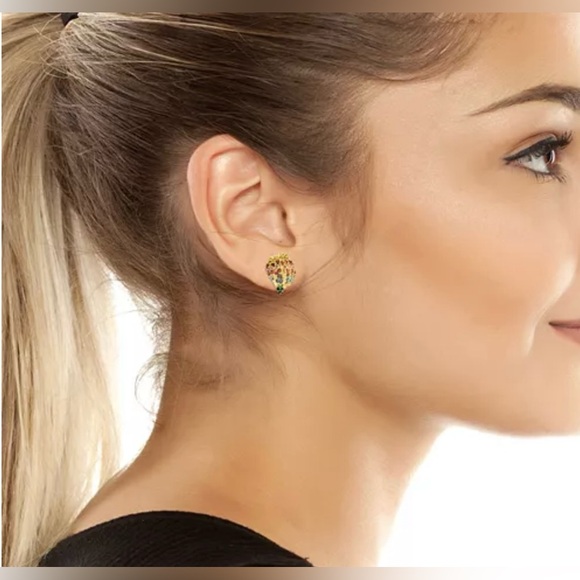 Kurt Geiger Crystal Eagle Earrings - Picture 2 of 7